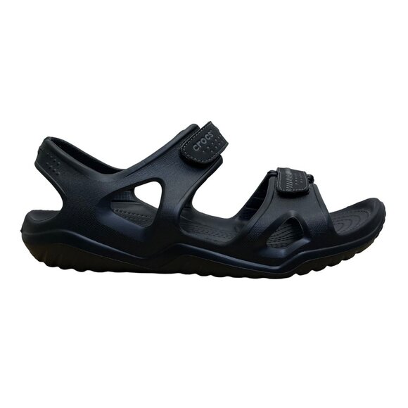 CROCS Other - Crocs Swiftwater Men’s Black Adjustable Straps Lightweight Water Sandals Size 11